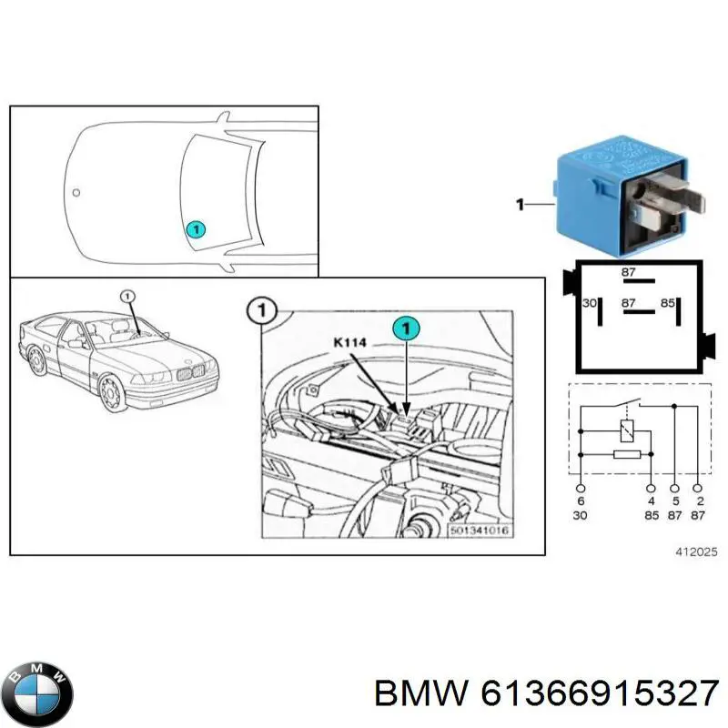 Реле электрическое многофункциональное BMW 61366915327 цена, от 6.28 USD