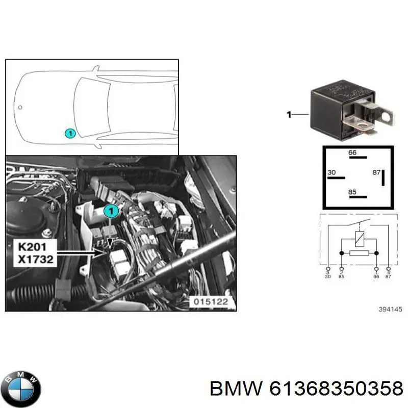  61368350358 BMW