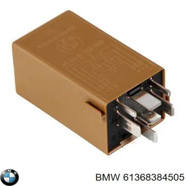 Relé de intermitencia del limpiaparabrisas 61368384505 BMW