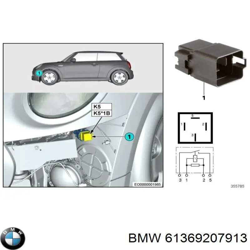 BMW 61369207913 цена, от 14.63 USD
