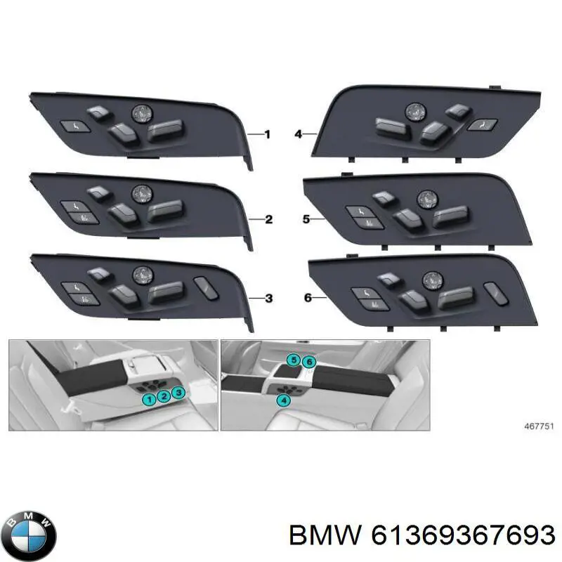  BMW 61369367693 цена, от 17.74 USD
