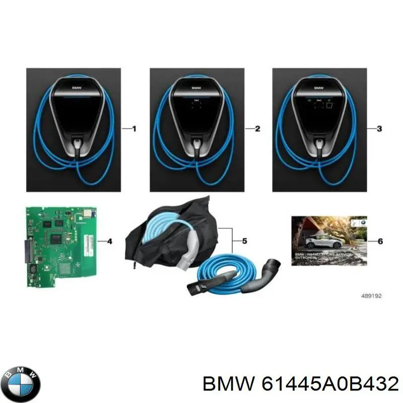 61445A0B432 BMW Кабель для зарядки электромобиля