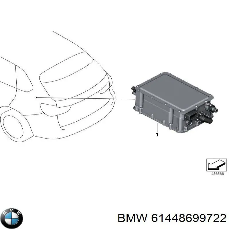 Модуль управления (ЭБУ) заряда основной батареи BMW 61445A2AF55 цена, от 76.02 USD