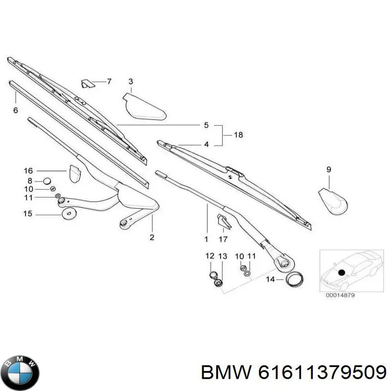  BMW 61611379509 цена, от 6.97 USD