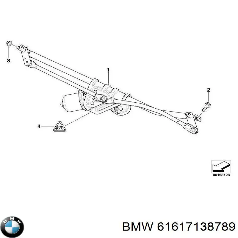 Купить 61617138789 BMW Трапеция дворников