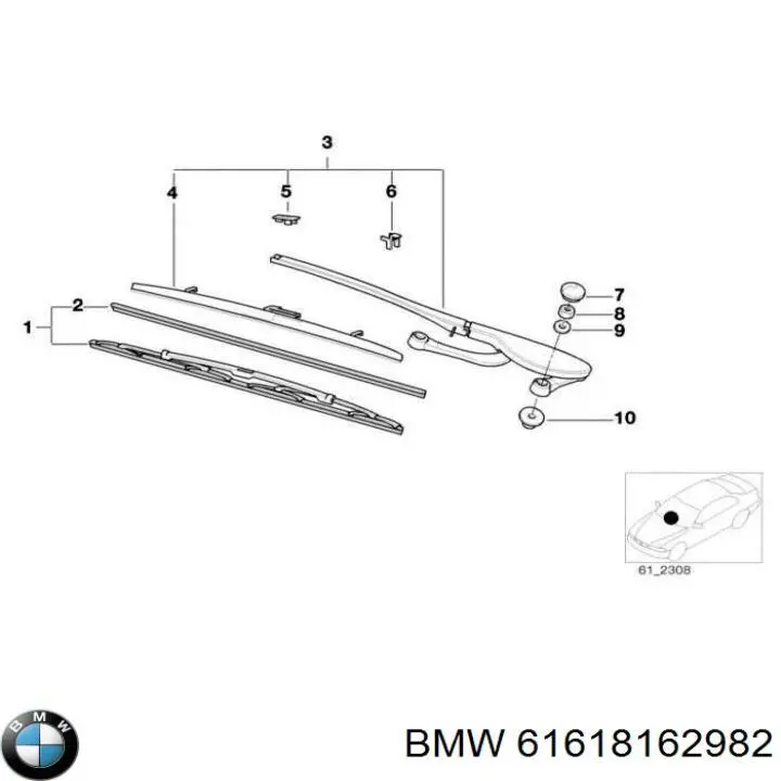  61618162982 BMW