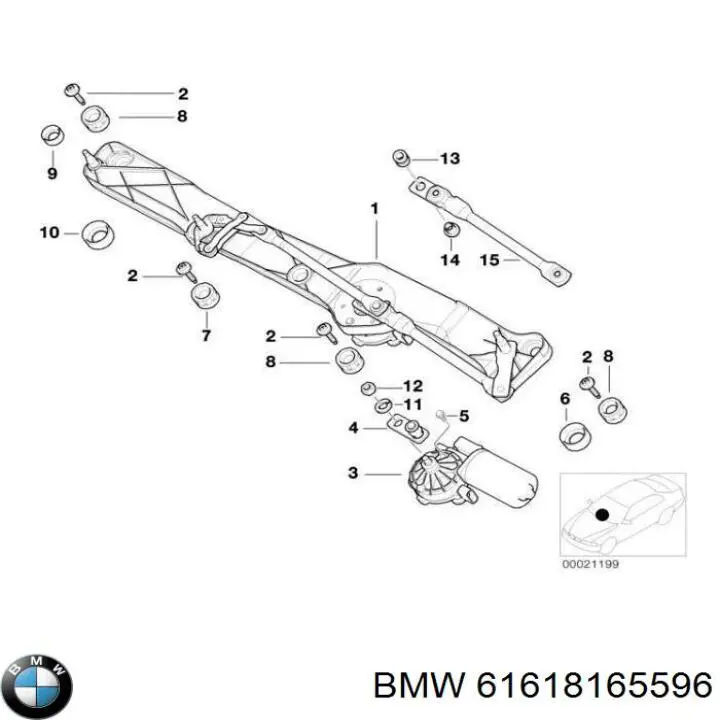  BMW 61618165596 цена, от 1.53 USD
