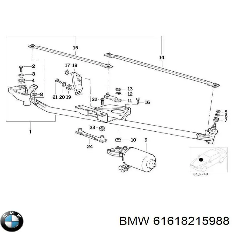  61618353121 BMW