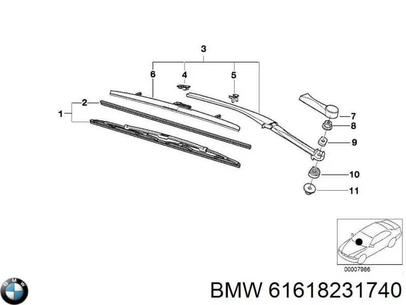  61618231740 BMW