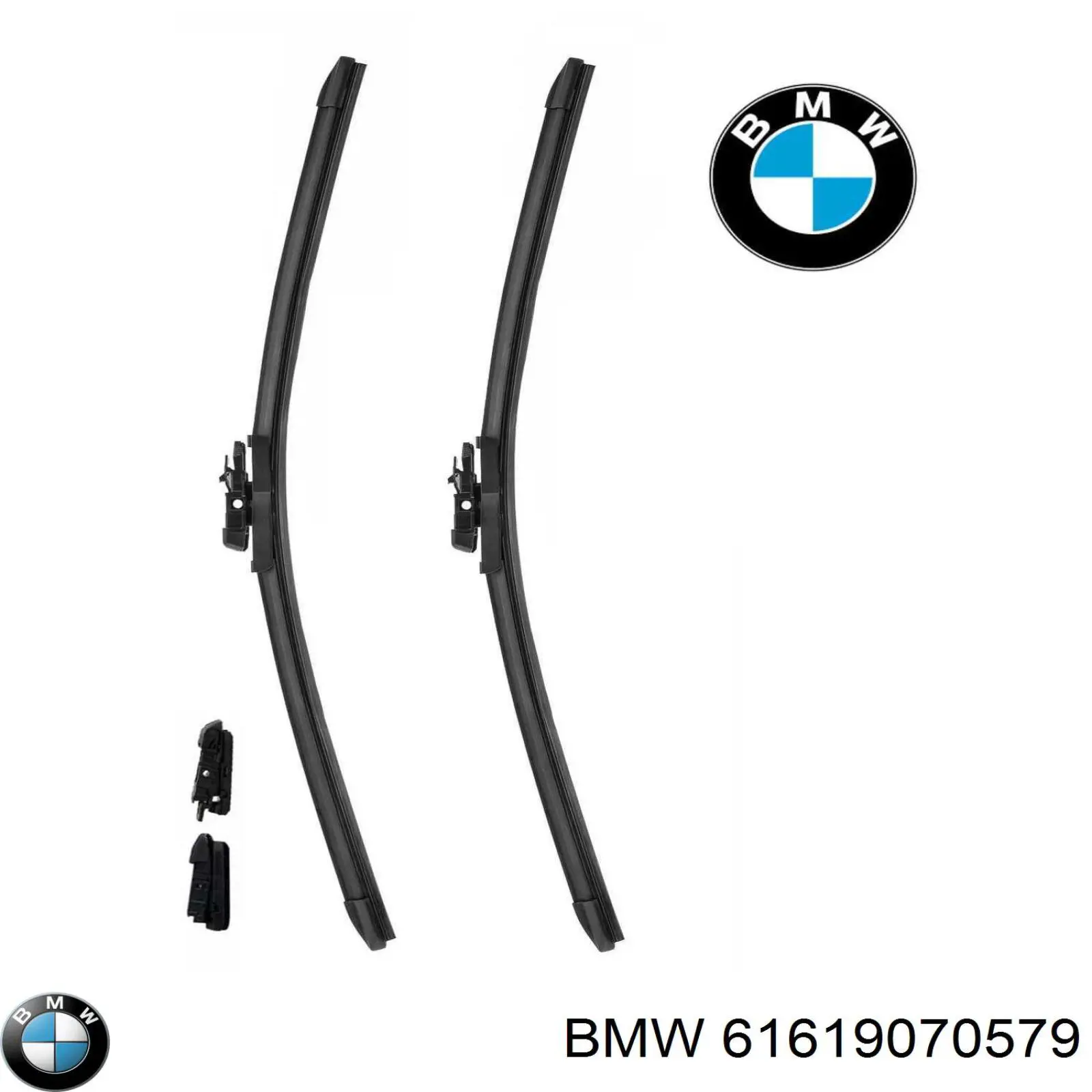 BMW E39 Wischerblätter Satz - Original BMW - 61619070579, 61 61 9