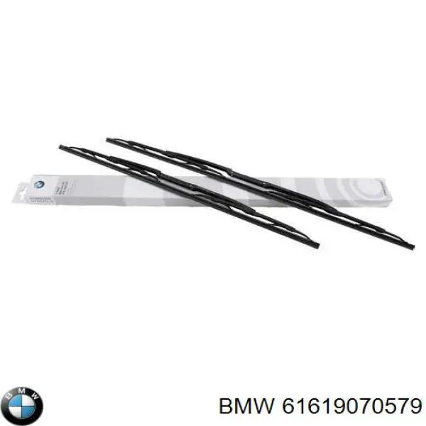 Juego de limpiaparabrisas de luna delantera, 2 piezas 61619070579 BMW