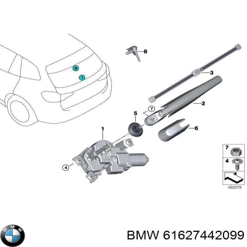 61627442099 BMW 