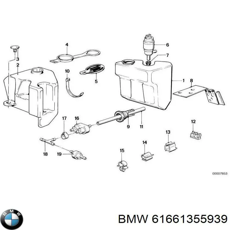 Купить 61661355939 BMW 