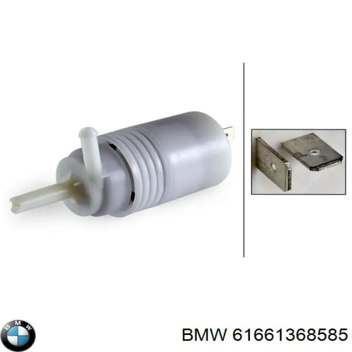Двигатель омывателя лобового стекла BMW 61661368585 цена, от 4.44 USD