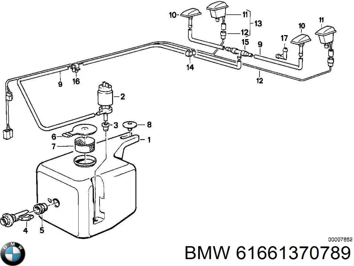 Купить 61661370789 BMW Осушитель кондиционера