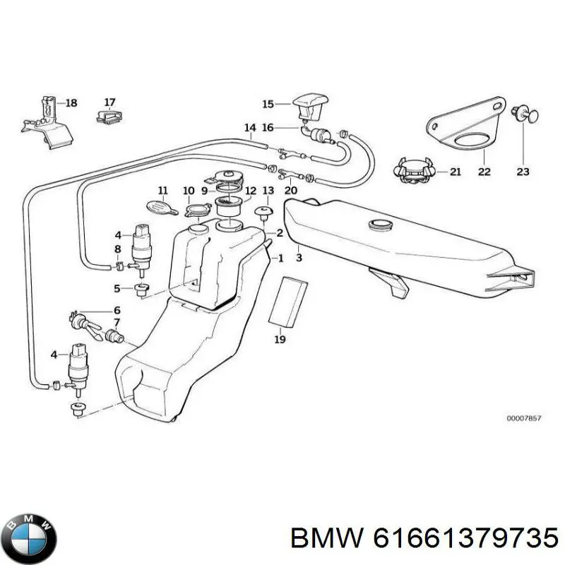 Форсунки стеклоомывателя BMW 61661379735 цена, от 6.21 USD
