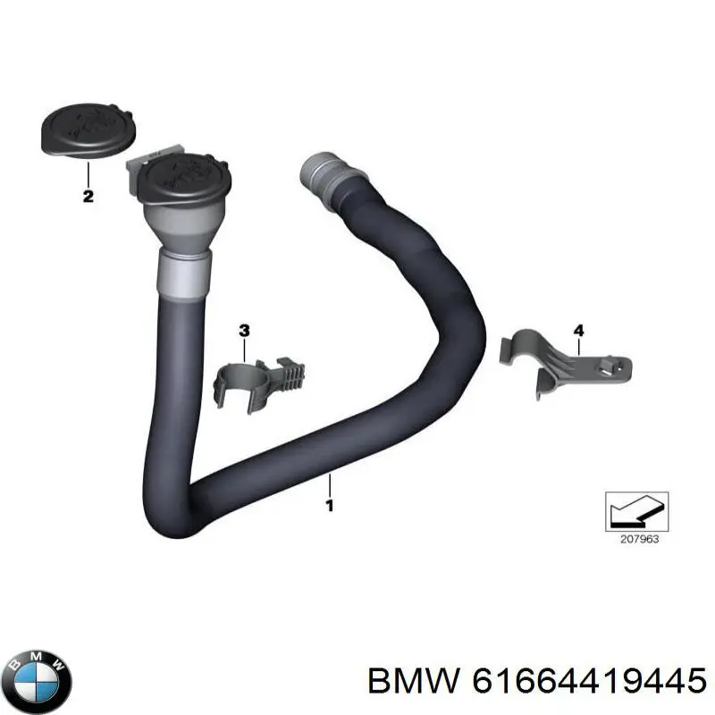 Горловина бачка омывателя на BMW X1 (E84) купить.