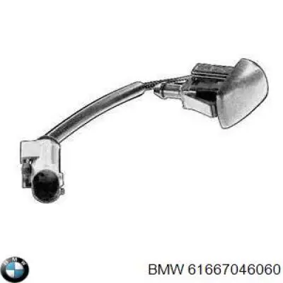 Tobera de agua regadora, lavado de faros, delantera 61667046060 BMW