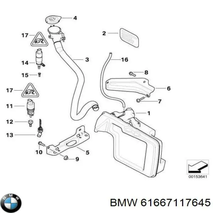 Купить 61667117645 BMW 