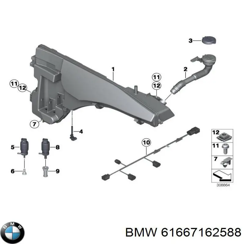 61667162588 BMW 