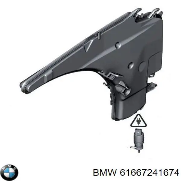 Бачок омывателя лобового стекла BMW 61667241674 цена, от 39.33 USD