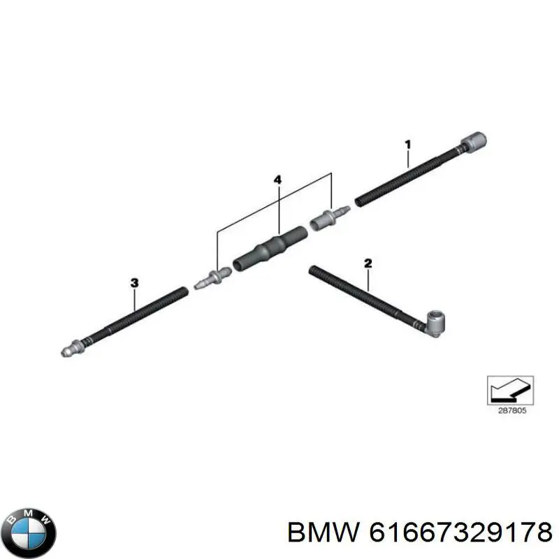  BMW 61667329178 цена, от 12.67 USD