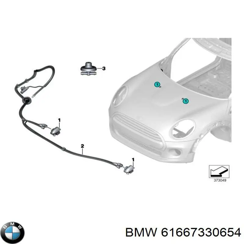 Форсунка омывателя лобового стекла V20080012 Vemo