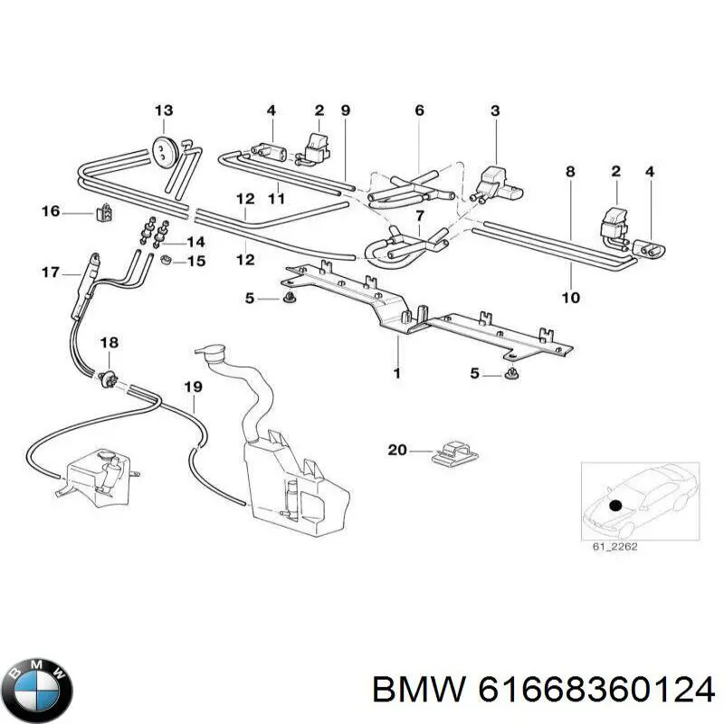  61668360124 BMW