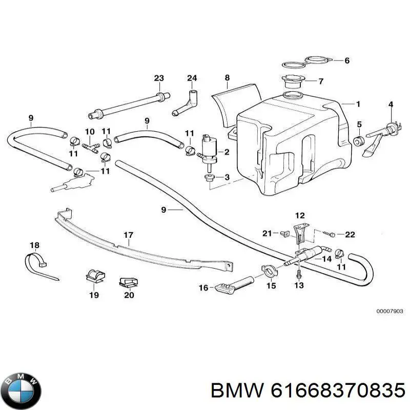  61668370835 BMW