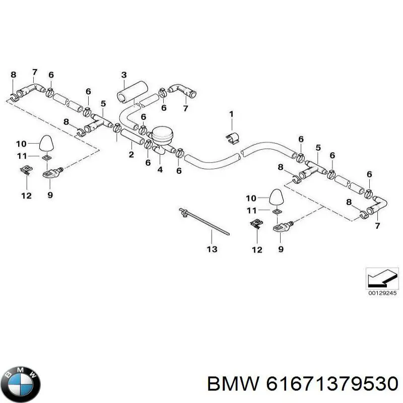  BMW 61671379530