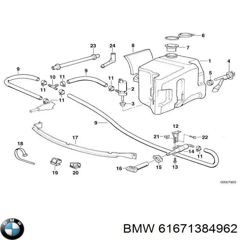  61671384962 BMW