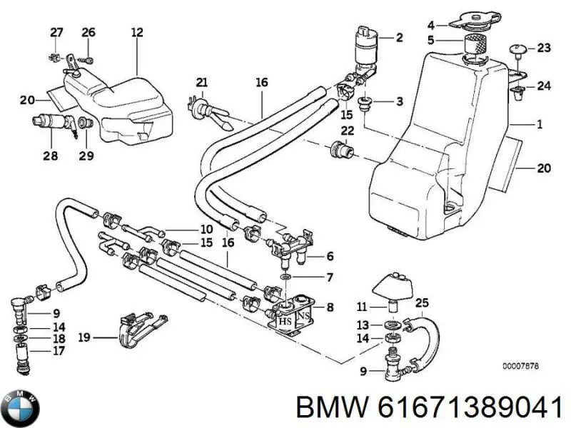  61671389041 BMW