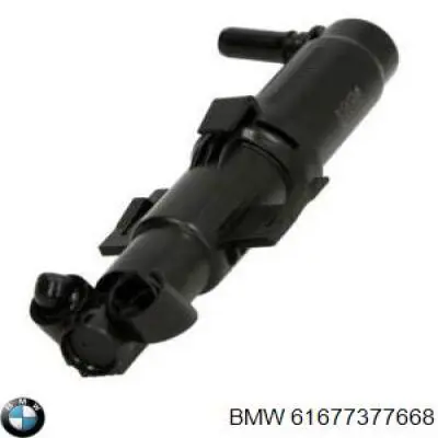 61677377668 BMW injetor de fluido para lavador da luz dianteira direita