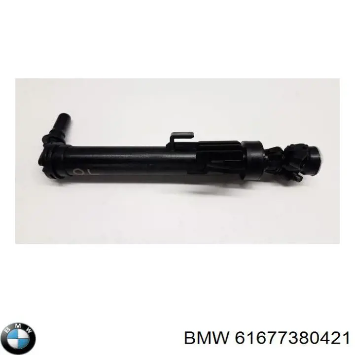 61677380421 BMW injetor de fluido para lavador da luz dianteira esquerda