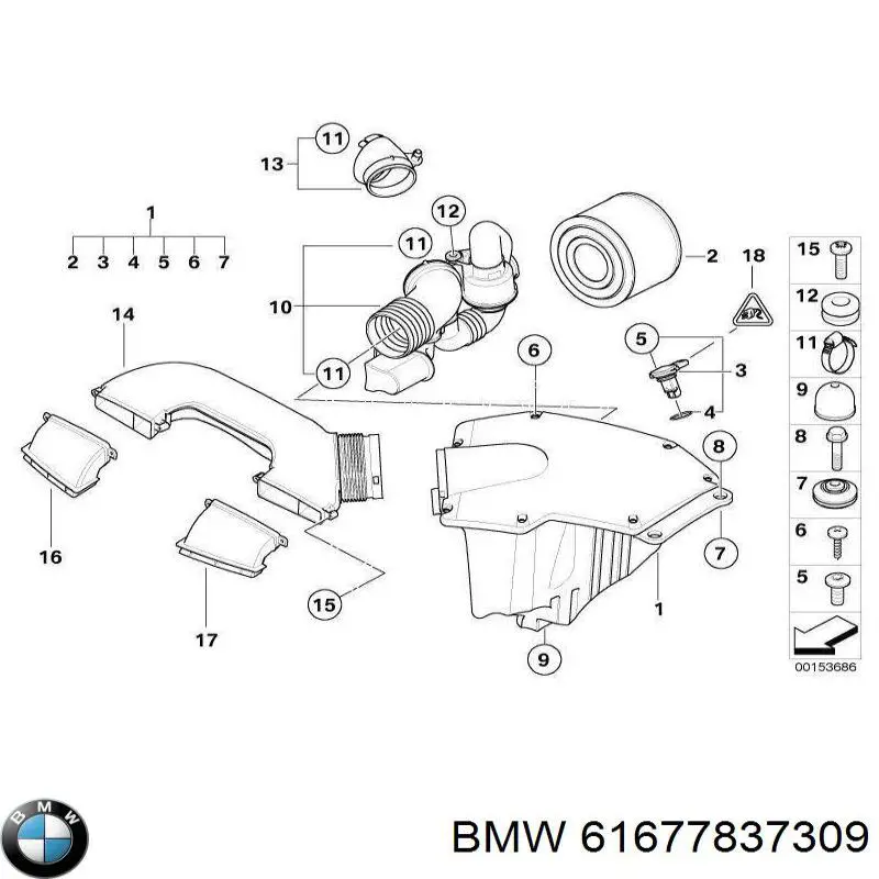  61677837309 BMW