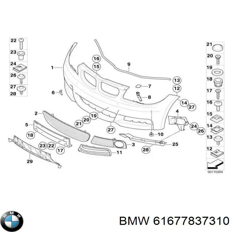  BMW 61677837310 цена, от 46.78 USD