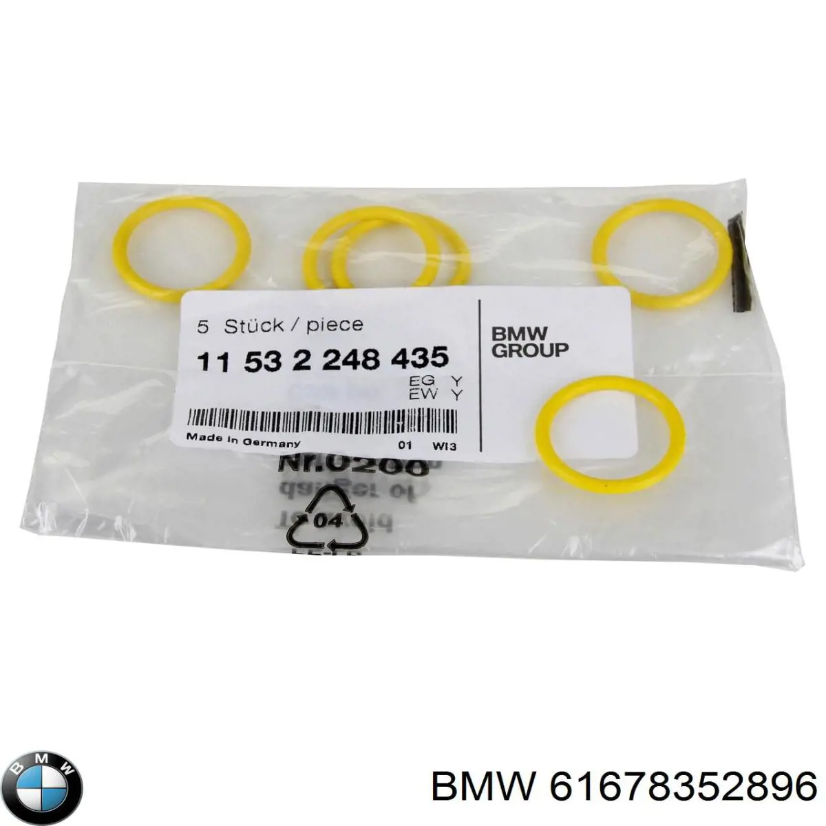 Купить 61678352896 BMW Форсунка омывателя фары передней правой