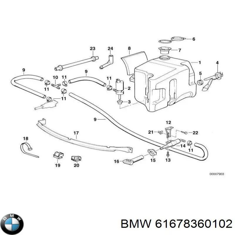  BMW 61678360102 цена, от 65.80 USD