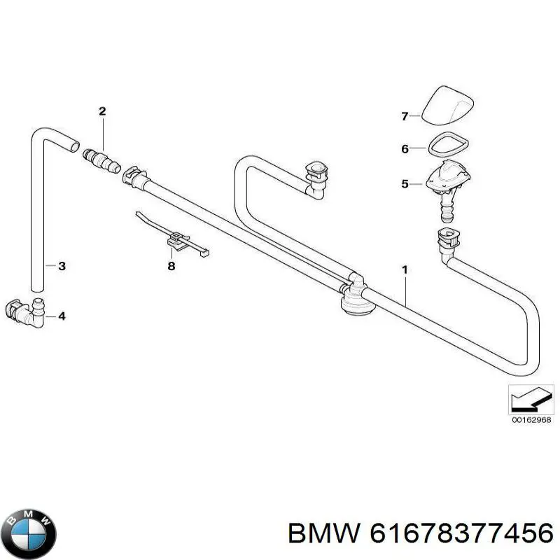  BMW 61678377456 цена, от 3.80 USD