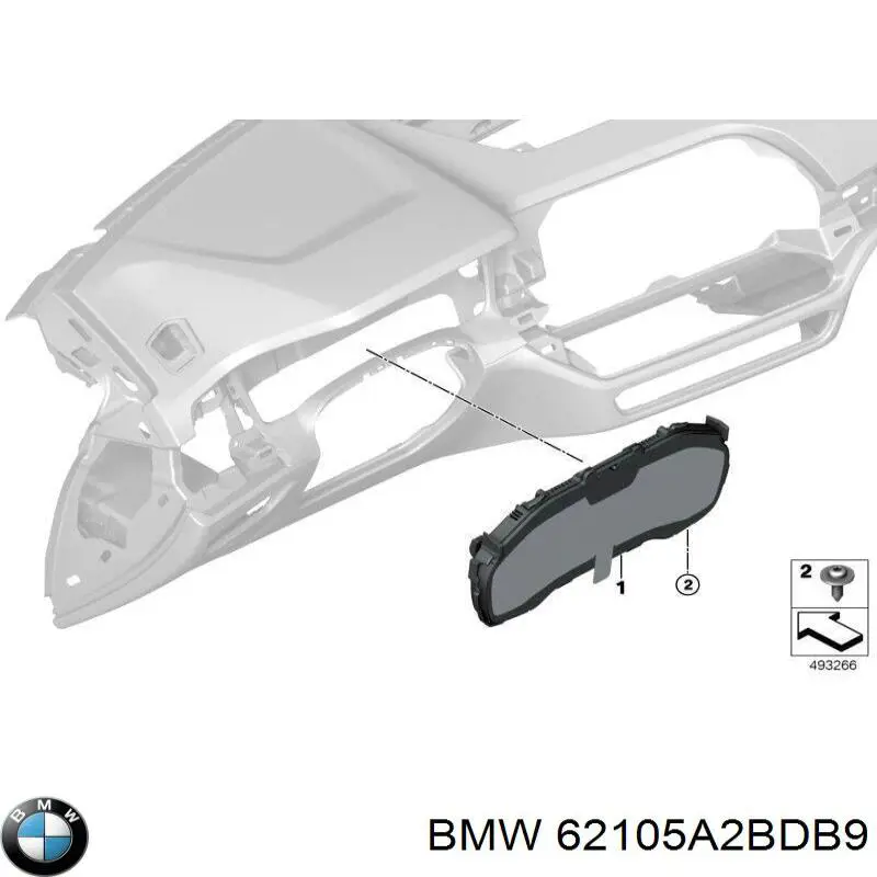 62105A5A9F3 BMW Щиток приборов