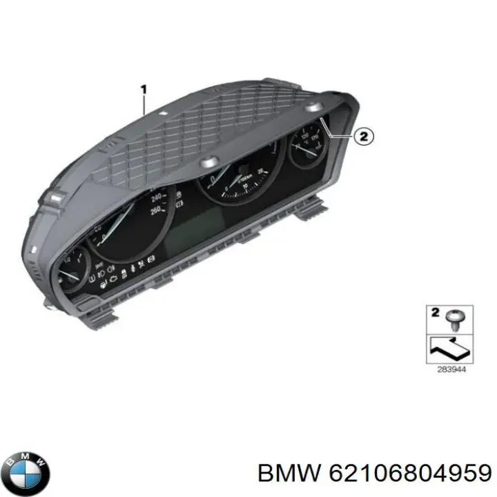62106804959 BMW Щиток приборов