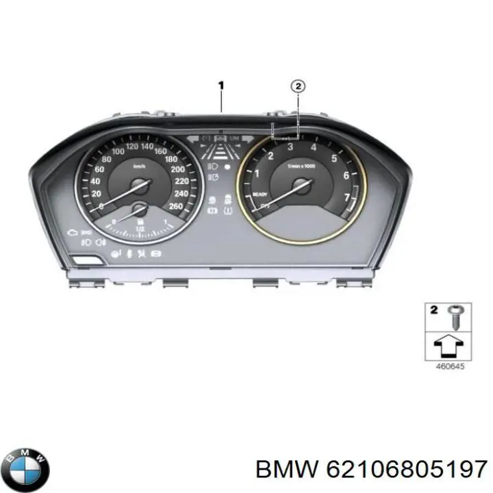 Приборная доска (щиток приборов) BMW 61319267901 цена, от 22.80 USD