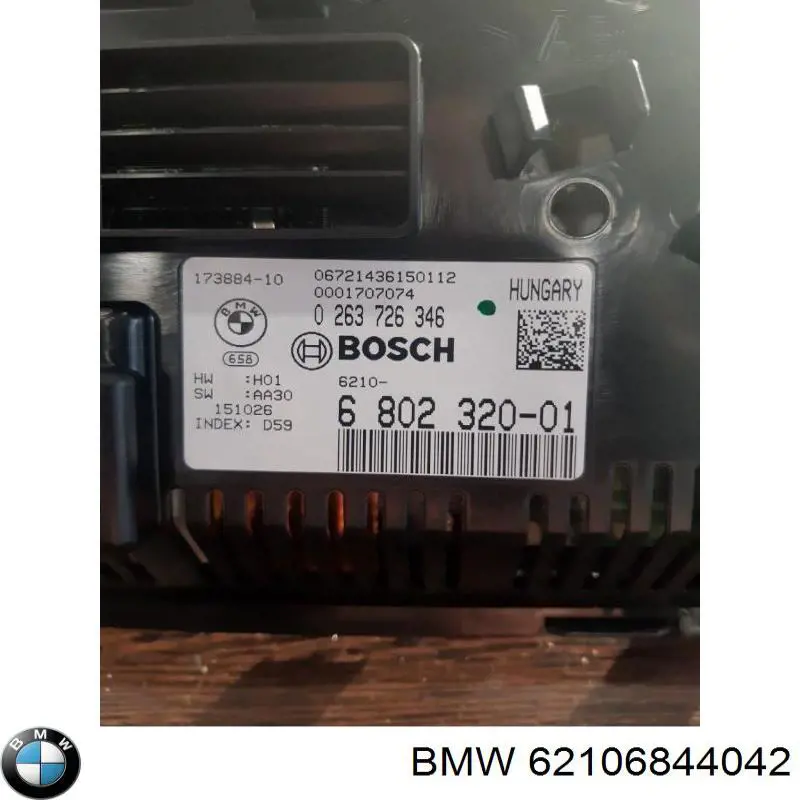 Купить 62106844042 BMW Панель приборов