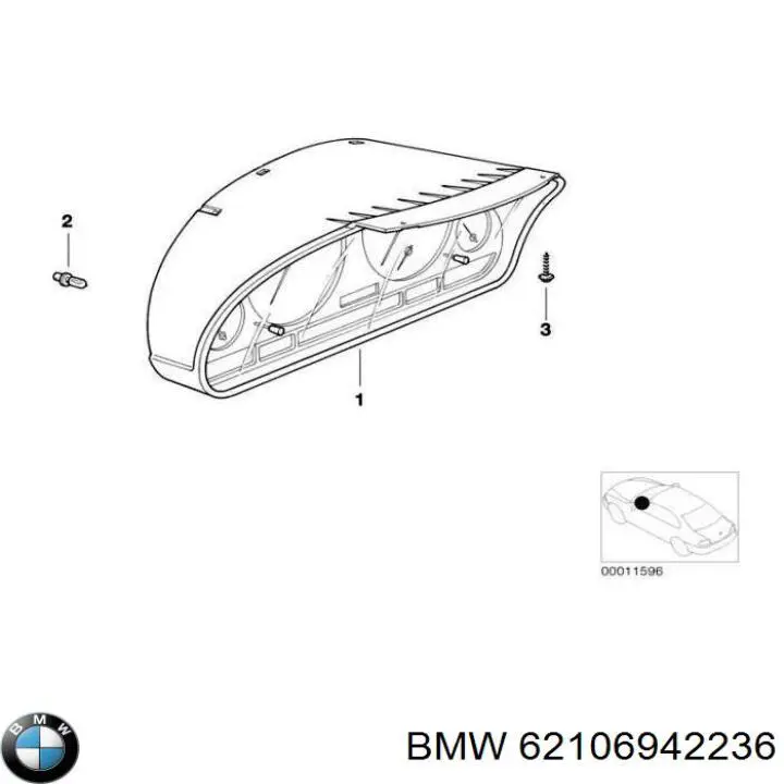 62106942236 BMW Щиток приборов