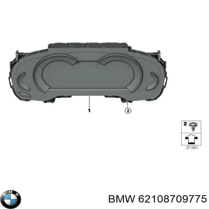 62105A43F75 BMW Щиток приборов