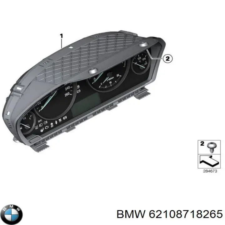 62108718265 BMW Щиток приборов