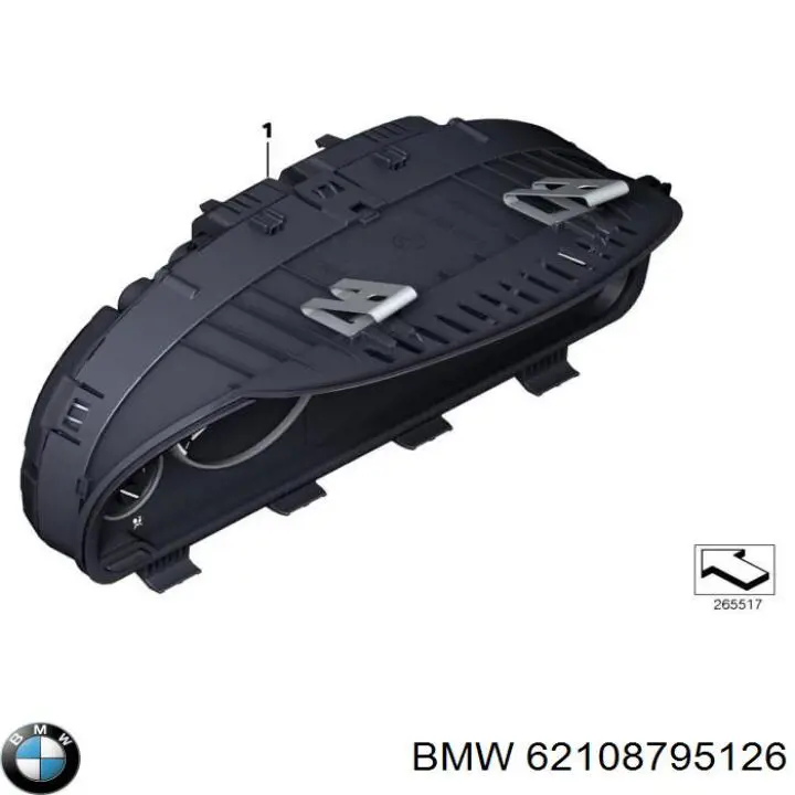 62109311649 BMW приборная доска (щиток приборов)