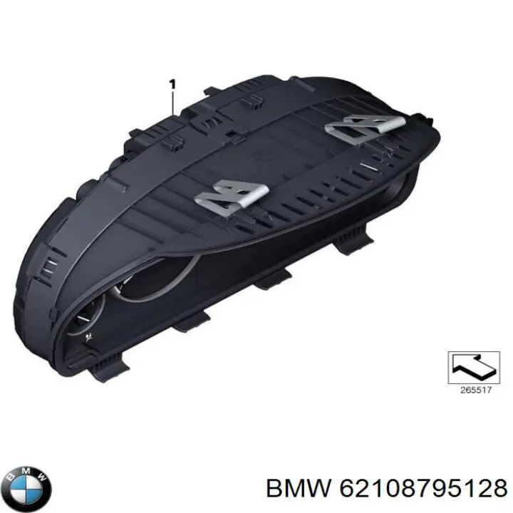 Приборная доска (щиток приборов) BMW 62109285176 цена, от 238.84 USD