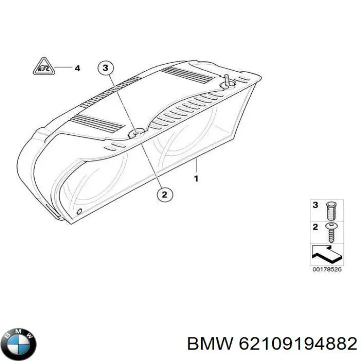 62109194882 BMW Щиток приборов