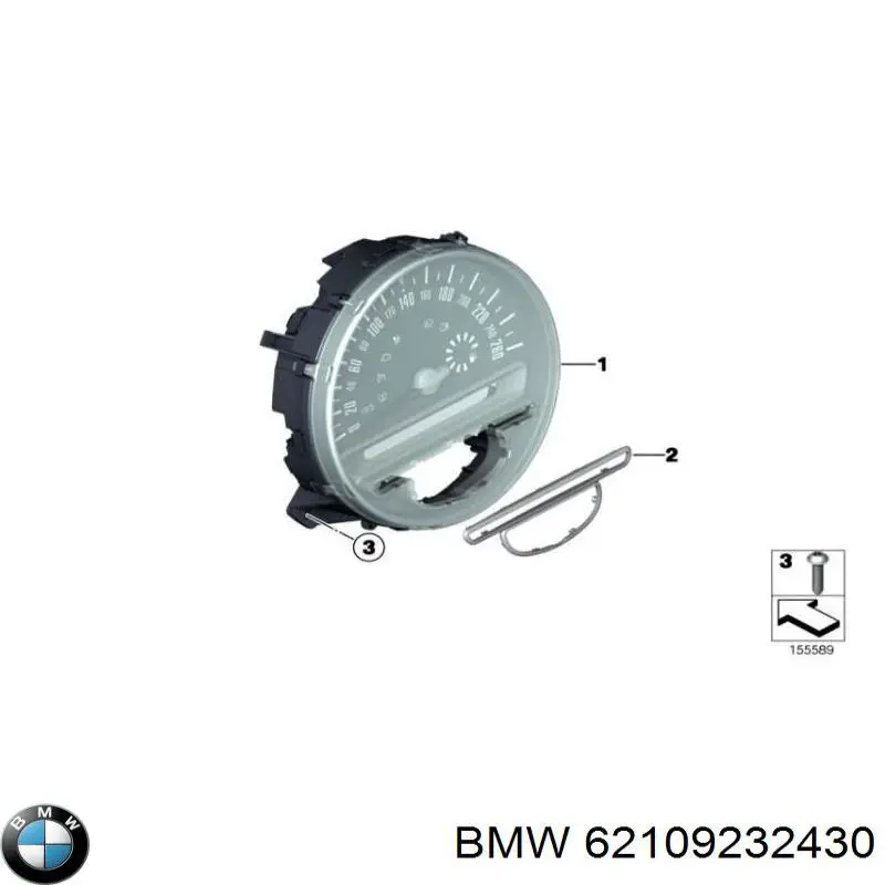 62109232430 BMW Щиток приборов